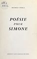 Télécharger le livre :  Poésie pour Simone