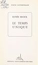 Télécharger le livre :  Le temps unique