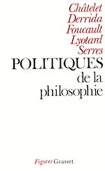Télécharger le livre :  Politiques de la philosophie