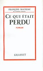 Télécharger le livre :  Ce qui était perdu