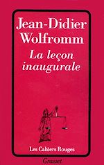 Télécharger le livre :  La leçon inaugurale