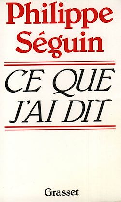 Télécharger le livre :  Ce que j'ai dit