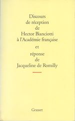 Download this eBook Discours de reception à l'académie française
