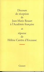 Télécharger le livre :  Discours de réception à l'Académie française