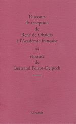 Download this eBook Discours de réception de René de Obaldia et réponse de Bertrand Poirot-Delpech