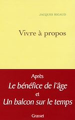 Télécharger le livre :  Vivre à propos