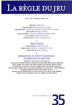 Télécharger le livre :  La règle du jeu n° 35
