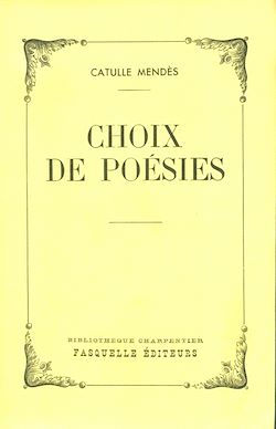 Télécharger le livre :  Choix de poésies