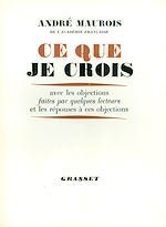 Télécharger le livre :  Ce que je crois