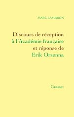 Download this eBook Discours de réception à l'Académie française