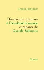 Download this eBook Discours de réception à l'Académie française Et réponse de Danièle Sallenave