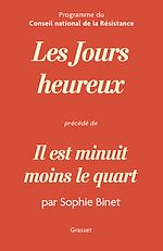 Télécharger le livre :  Les jours heureux, programme du Conseil National de la Résistance