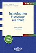 Télécharger le livre :  Introduction historique au droit. 4e éd.