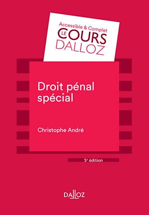 Téléchargez le livre :  Droit pénal spécial