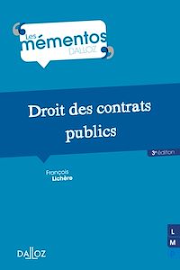 Téléchargez le livre :  Droit des contrats publics. 3e éd.