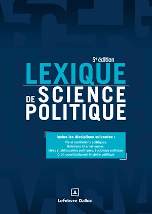 Téléchargez le livre :  Lexique de science politique 5ed