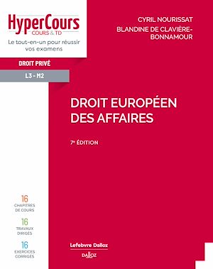 Téléchargez le livre :  Droit européen des affaires 7e édition