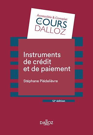 Télécharger le livre :  Instruments de crédit et de paiement 12ed