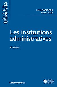 Téléchargez le livre :  Les institutions administratives 10ed