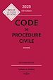 Télécharger le livre :  Code de procédure civile 2025 annoté. 116e éd.