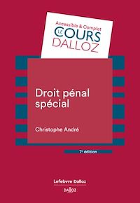 Téléchargez le livre :  Droit pénal spécial 7ed