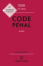 Télécharger le livre :  Code pénal 2026 123ed - Annoté
