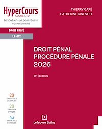 Télécharger le livre : Droit pénal. Procédure pénale 2026 17ed
