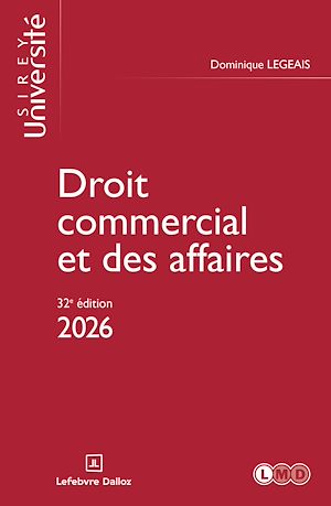 Download the eBook: Droit commercial et des affaires 2026 32ed