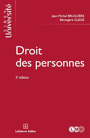 Téléchargez le livre :  Droit des personnes 2ed
