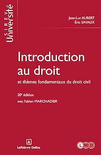 Télécharger le livre : Introduction au droit et thèmes fondamentaux du droit civil 20ed