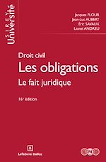 Télécharger le livre :  Droit civil - Les obligations 16ed - Le fait juridique