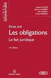 Télécharger le livre : Droit civil - Les obligations 16ed - Le fait juridique