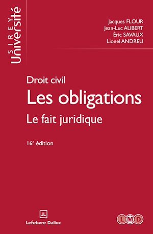 Download the eBook: Droit civil - Les obligations 16ed - Le fait juridique