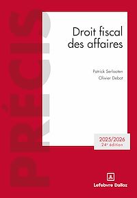 Télécharger le livre : Droit fiscal des affaires - 2025-2026 - 24ème edition