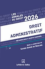 Télécharger le livre :  Annales du droit 2026 - Droit administratif