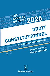 Télécharger le livre : Droit constitutionnel 2026
