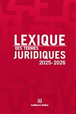 Download this eBook Lexique des termes juridiques 2025-2026