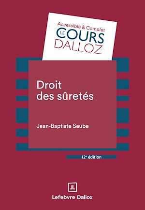 Téléchargez le livre :  Droit des sûretés 12ed