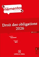 Télécharger le livre :  Droit des obligations 2026 29ed