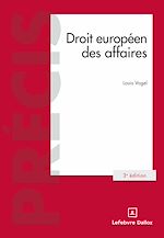Télécharger le livre :  Droit européen des affaires 3ed