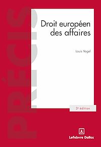 Téléchargez le livre :  Droit européen des affaires 3ed