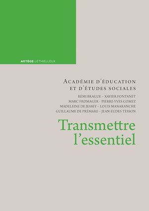 Téléchargez le livre :  Transmettre l'essentiel