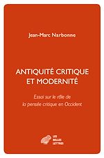 Télécharger le livre :  Antiquité critique et modernité
