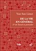 Télécharger le livre :  De la vie en général et du travail en particulier