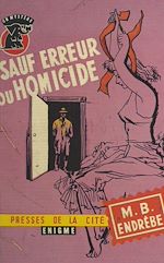 Télécharger le livre :  Sauf erreur ou homicide