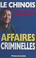 Télécharger le livre :  Affaires criminelles