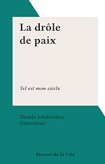 Télécharger le livre :  La drôle de paix