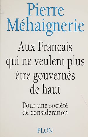 Download the eBook: Aux Français qui ne veulent plus être gouvernés de haut
