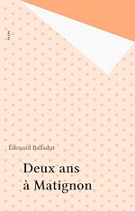 Télécharger le livre :  Deux ans à Matignon
