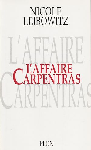Téléchargez le livre :  L'Affaire Carpentras